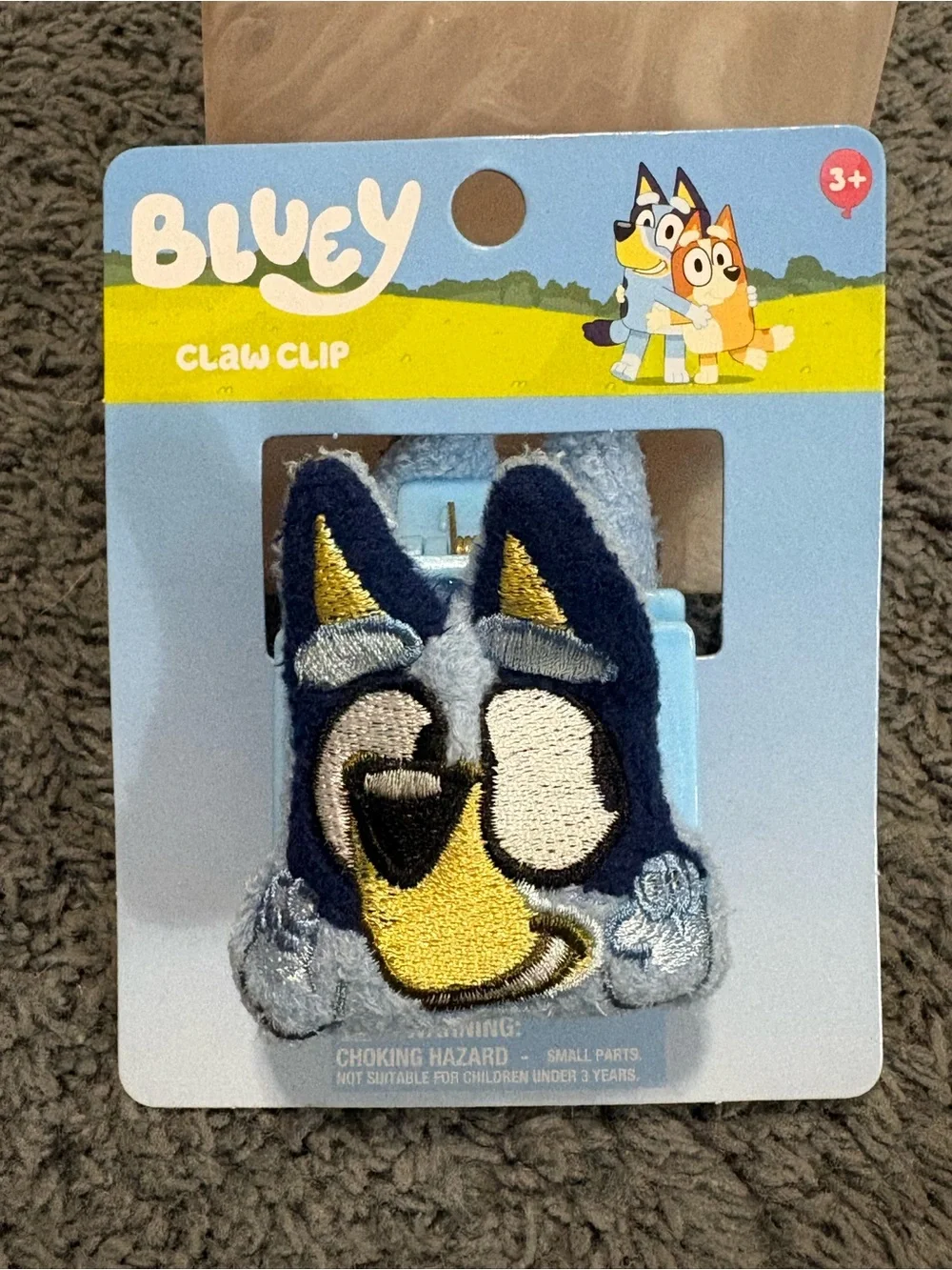 NWT Bluey plushie hair claw clip